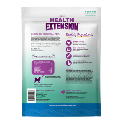 Crunchy Heart Shaped Treats - Chicken