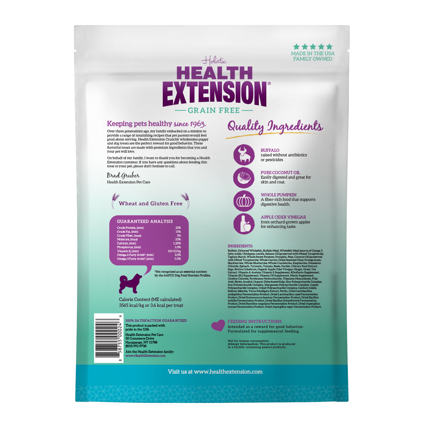 Crunchy Heart Shaped Small Treats - Buffalo