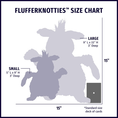 Fiona Frog HuggleFleece® FlufferKnottie™ Plush Dog Toy
