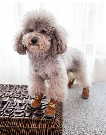 Dog Australia Waterproof Fleece-Lined Warm Dog Snow Boots