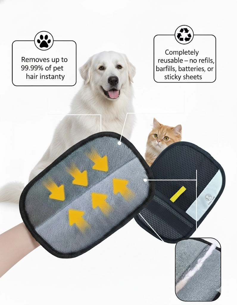 Lazy Lola™ Pet Fur Removal Glove