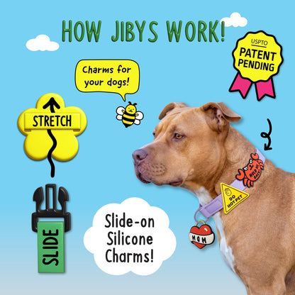 Santa Paws Jiby Dog Charm