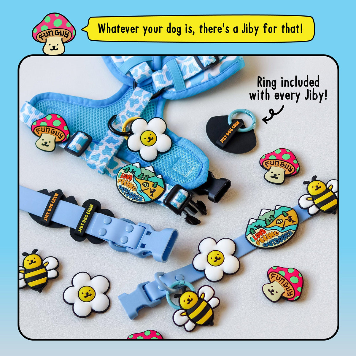 Carl the Gingerbro Jiby Dog Charm