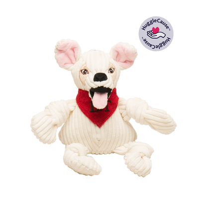 HuggleCause™, Living Free Animal Sanctuary, Little Tyke (L.T.) Knottie® Plush Dog Toy, Small