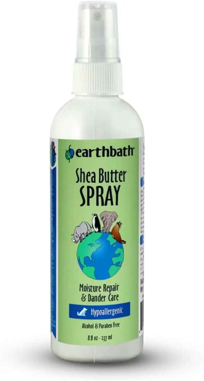Hypoallergenic Shea Butter Spray for Dogs & Cats Dander 8oz