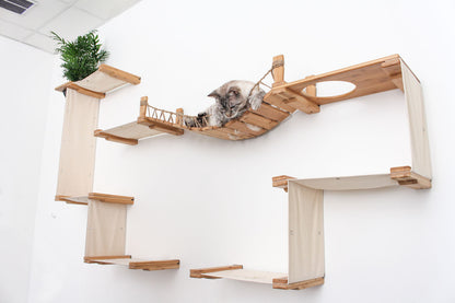 The Temple - Giant Cat Tree on Wall