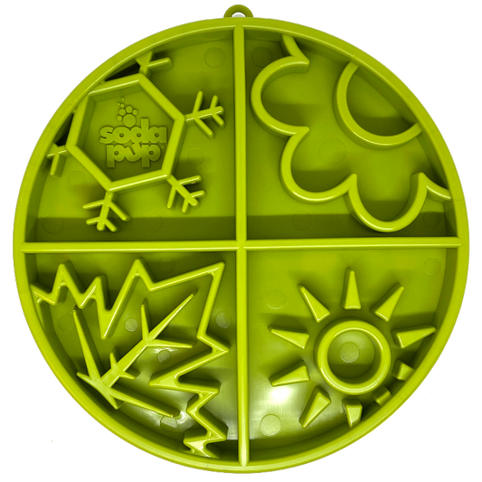 Four Seasons eTray - Shallow Slow Feeder Dog Bowl for Enrichment | USA Made