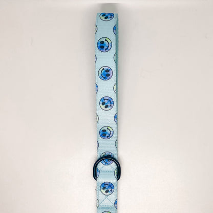 Tie Dye Smiley Collar & Leash Set