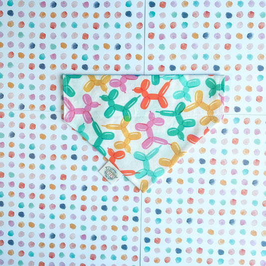 Balloon Dogs Birthday Bandana