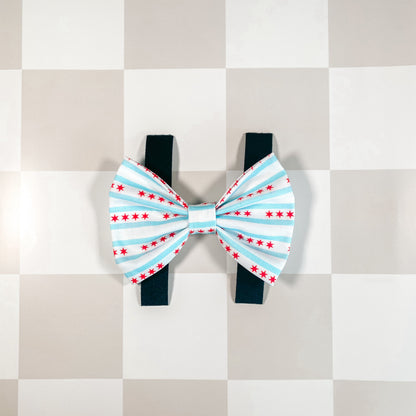 Chicago Flag Bow Tie