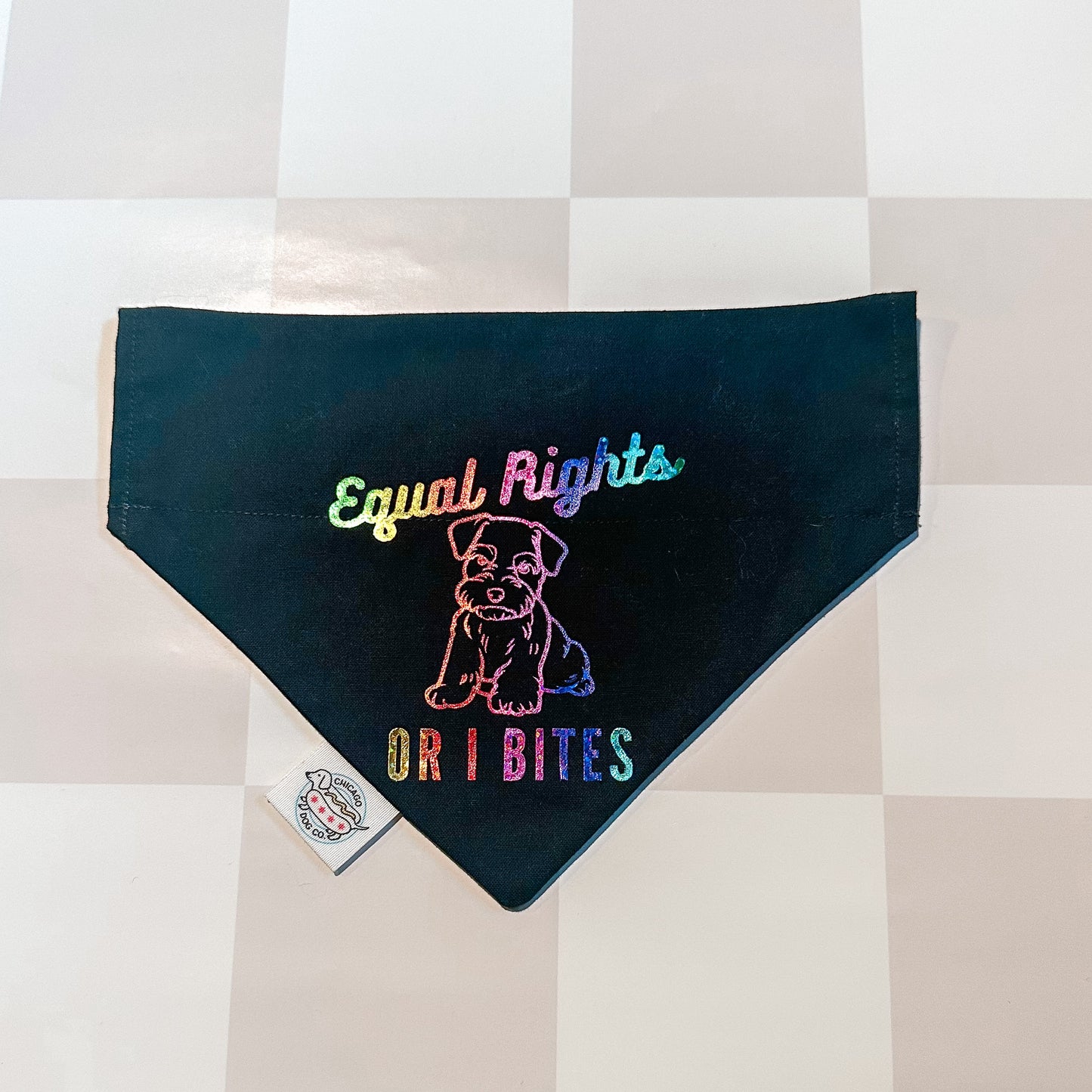 Equal Rights or I Bites with Dog Pet Bandana