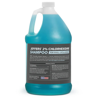 Jeffers Medicated 2% Chlorhexidine Shampoo for Dogs, Cats & Horses