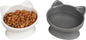 Kitty City Elevated Cat Bowls Set of 2 Whisker Friendly Raised 6.5oz Modern