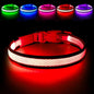 LED Dog Collar USB Rechargeable Light Up Safety Collar - All Colors/ Sizes