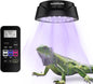 LED Reptile Light w/ Remote – UVA UVB FR Lamp, Timer, Dimmable (Zones 1–4)