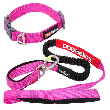 Dog Helios ® 'Neo-Indestructible' 2-in-1 Accordion Dog Collar and Leash