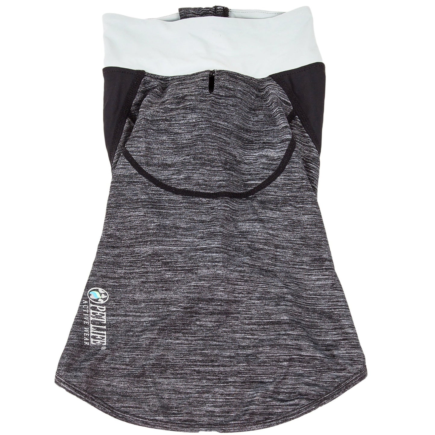 Pet Life ® Active 'Chewitt Wagassy' 4-Way-Stretch Yoga Fitness Long-Sleeve Dog T-Shirt