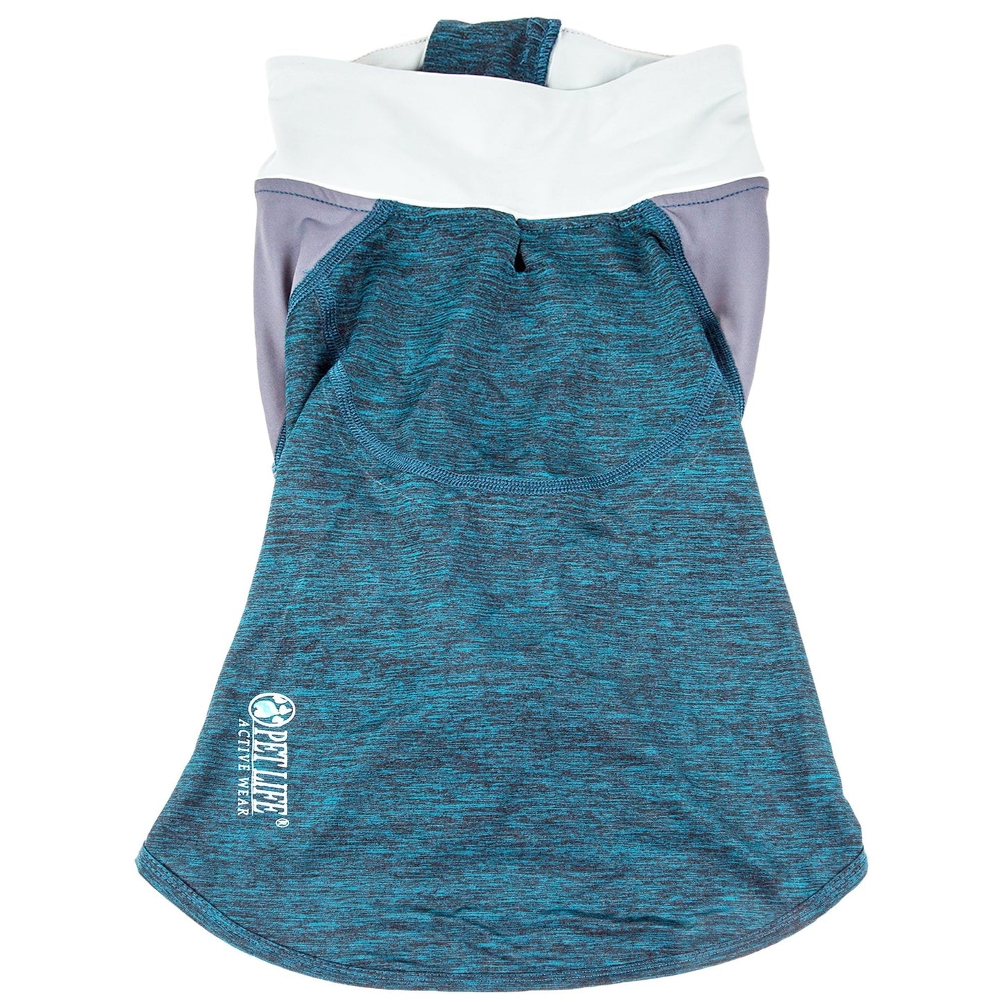 Pet Life ® Active 'Chewitt Wagassy' 4-Way-Stretch Yoga Fitness Long-Sleeve Dog T-Shirt