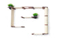 The Gardens - Modern Cat Tree with Plants