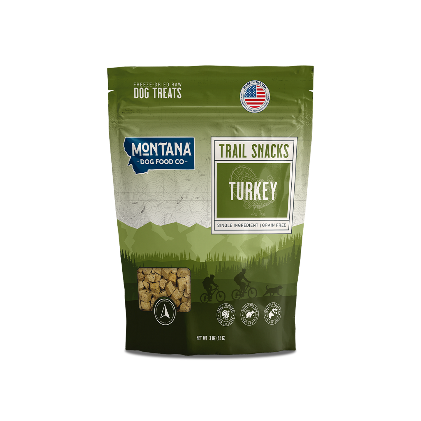 Turkey Liver Freeze-dried Raw Trail Snacks (Treats) for Dogs 3oz