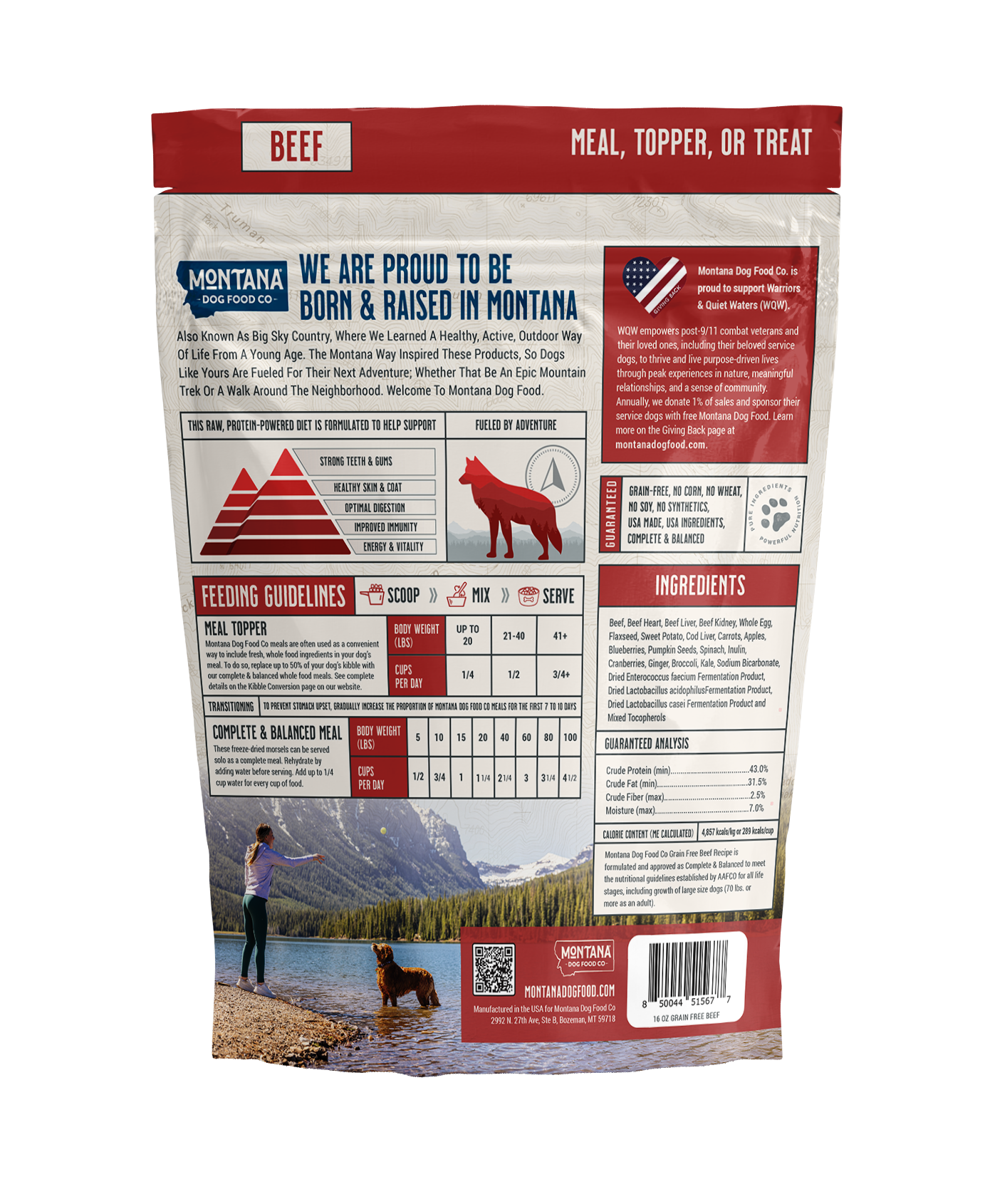 Grain-Free Beef Freeze-Dried Raw Adventure Fuel (Dog Food)