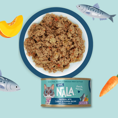 Mackerel With Carrot & Pumpkin Recipe Paté Dinner In Broth Adult Cat Food, 2.8-oz