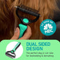 Maxpower Dual-Sided Pet Grooming Rake for Dogs & Cats – Dematting Tool