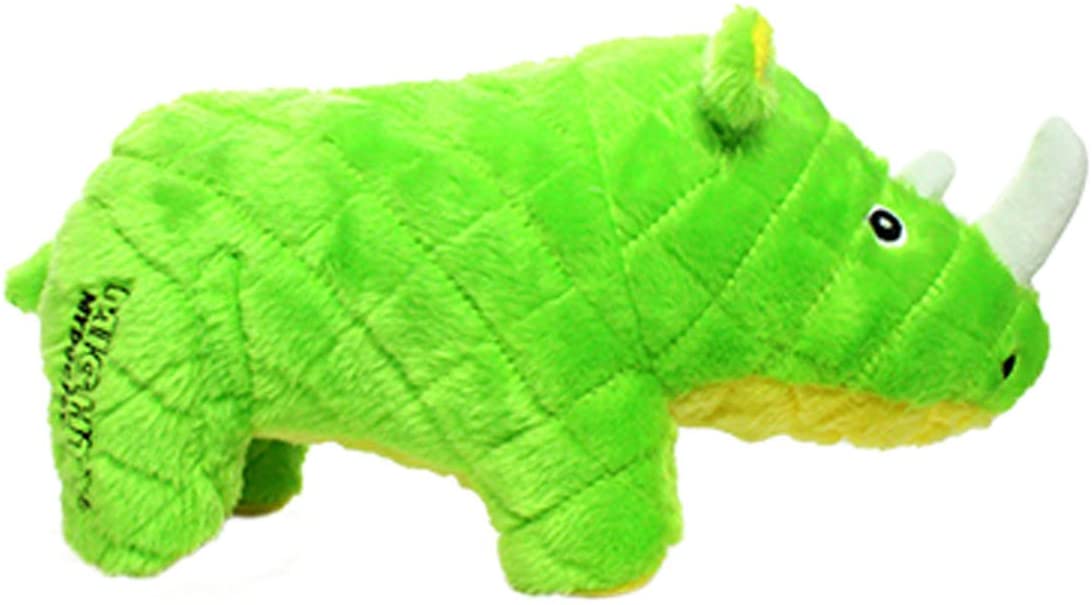 Safari Rhinoceros Green Dog Toy