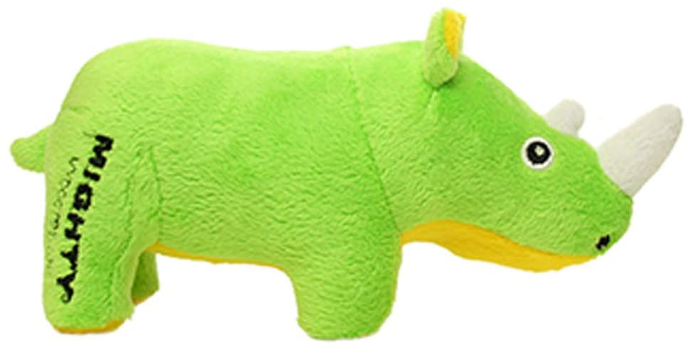 Safari Rhinoceros Green Dog Toy