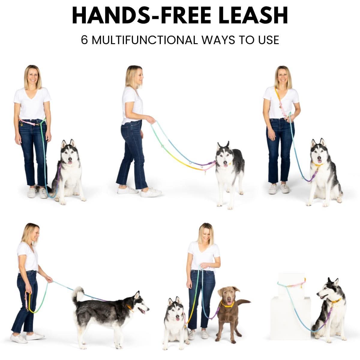Beau Hands-Free Rope Dog Leash