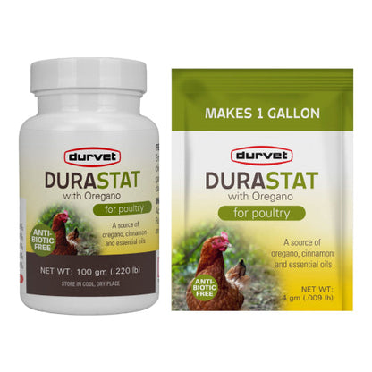 Durvet Durastat With Oregano For Poultry Antibiotic Free 100GM