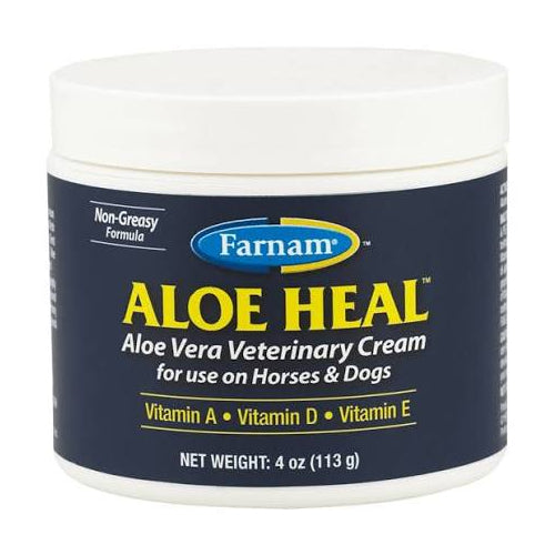 Farnam Aloe Heal Veterinary Cream 4 oz. Horses Dogs Wound Care Aloe Vera Healing