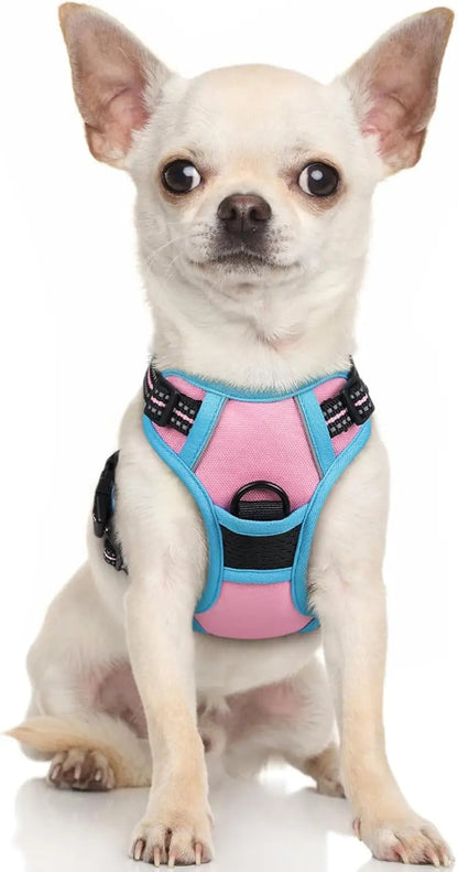 No Pull Dog Harness Reflective Adjustable Oxford Vest Dogs Control (All Sizes)