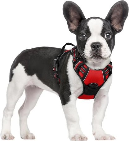 No Pull Dog Harness Reflective Adjustable Oxford Vest Dogs Control (All Sizes)