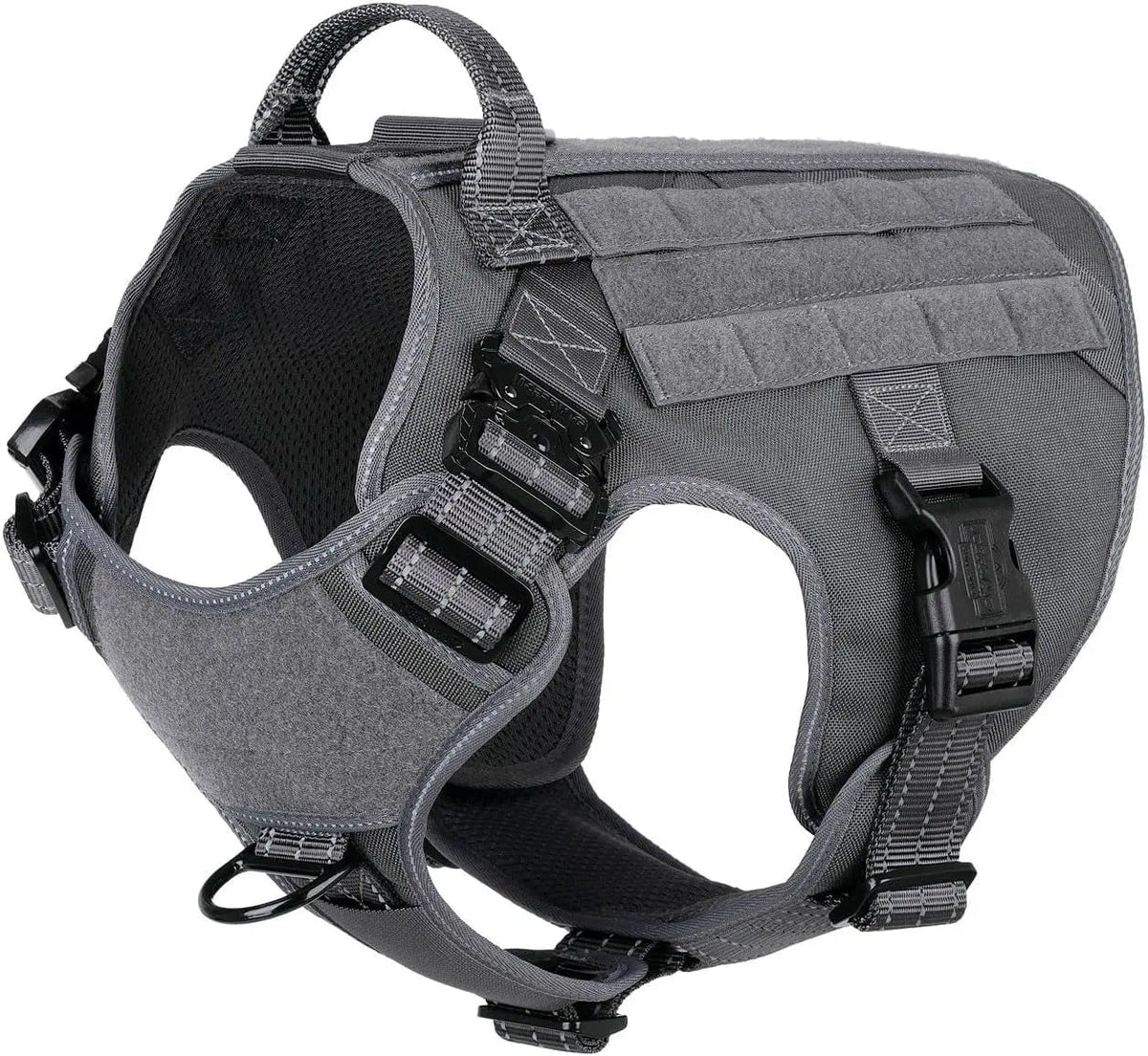 No-Pull Tactical Dog Harness with Handle –Heavy-Duty Adjustable Vest (all sizes)