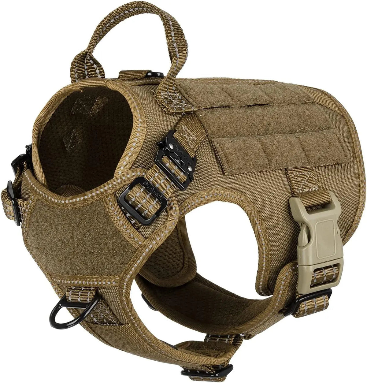 No-Pull Tactical Dog Harness with Handle –Heavy-Duty Adjustable Vest (all sizes)