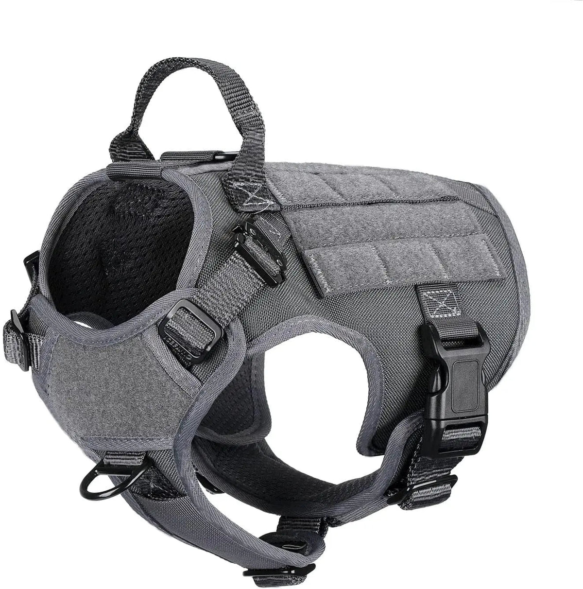 No-Pull Tactical Dog Harness with Handle –Heavy-Duty Adjustable Vest (all sizes)