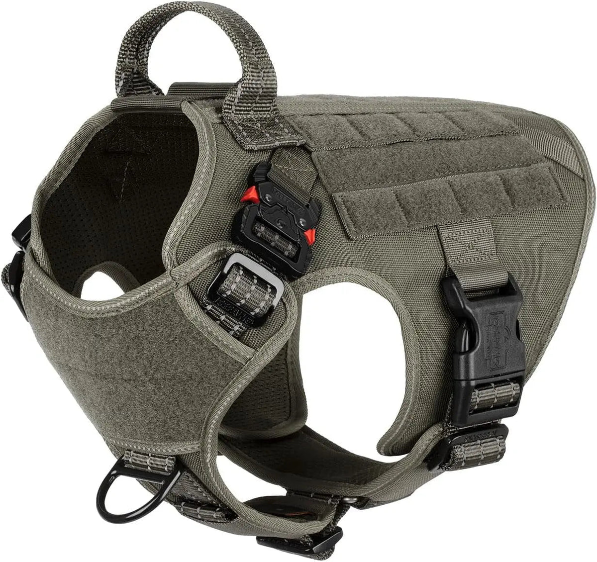 No-Pull Tactical Dog Harness with Handle –Heavy-Duty Adjustable Vest (all sizes)