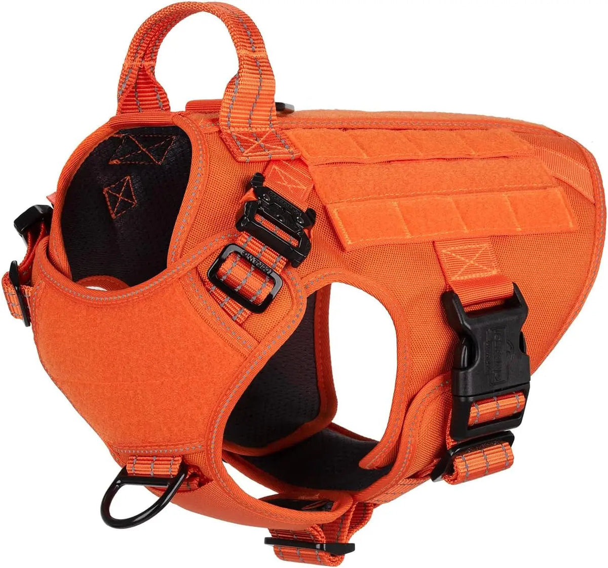 No-Pull Tactical Dog Harness with Handle –Heavy-Duty Adjustable Vest (all sizes)