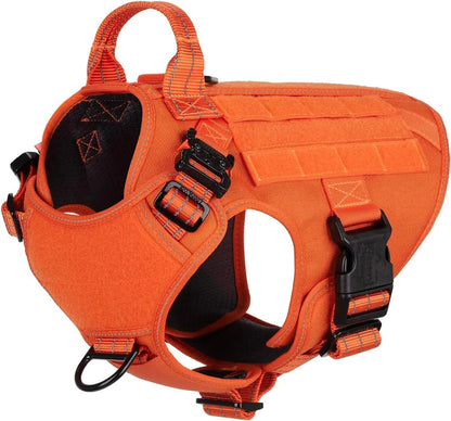 No-Pull Tactical Dog Harness with Handle –Heavy-Duty Adjustable Vest (all sizes)