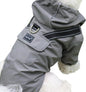 Outdoor Waterproof Dog Raincoat w/ Hood Reflective Sizes XS–XL in 4 Colors