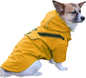 Outdoor Waterproof Dog Raincoat w/ Hood Reflective Sizes XS–XL in 4 Colors