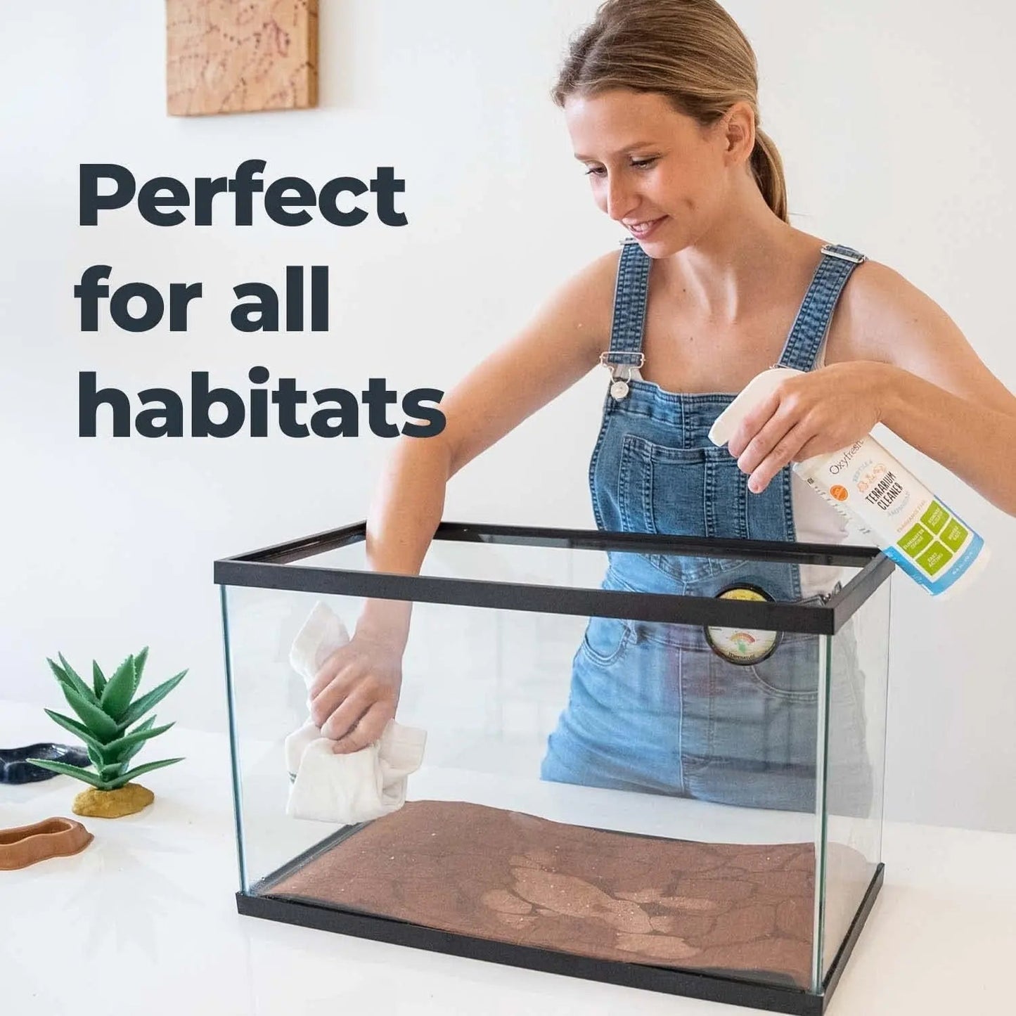 Oxyfresh Reptile & Amphibian Terrarium Cleaner Odor Eliminator Bleach Free