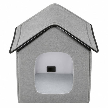Pet Life 'Hush Puppy' Collapsible Electronic Heating and Cooling Smart Pet House