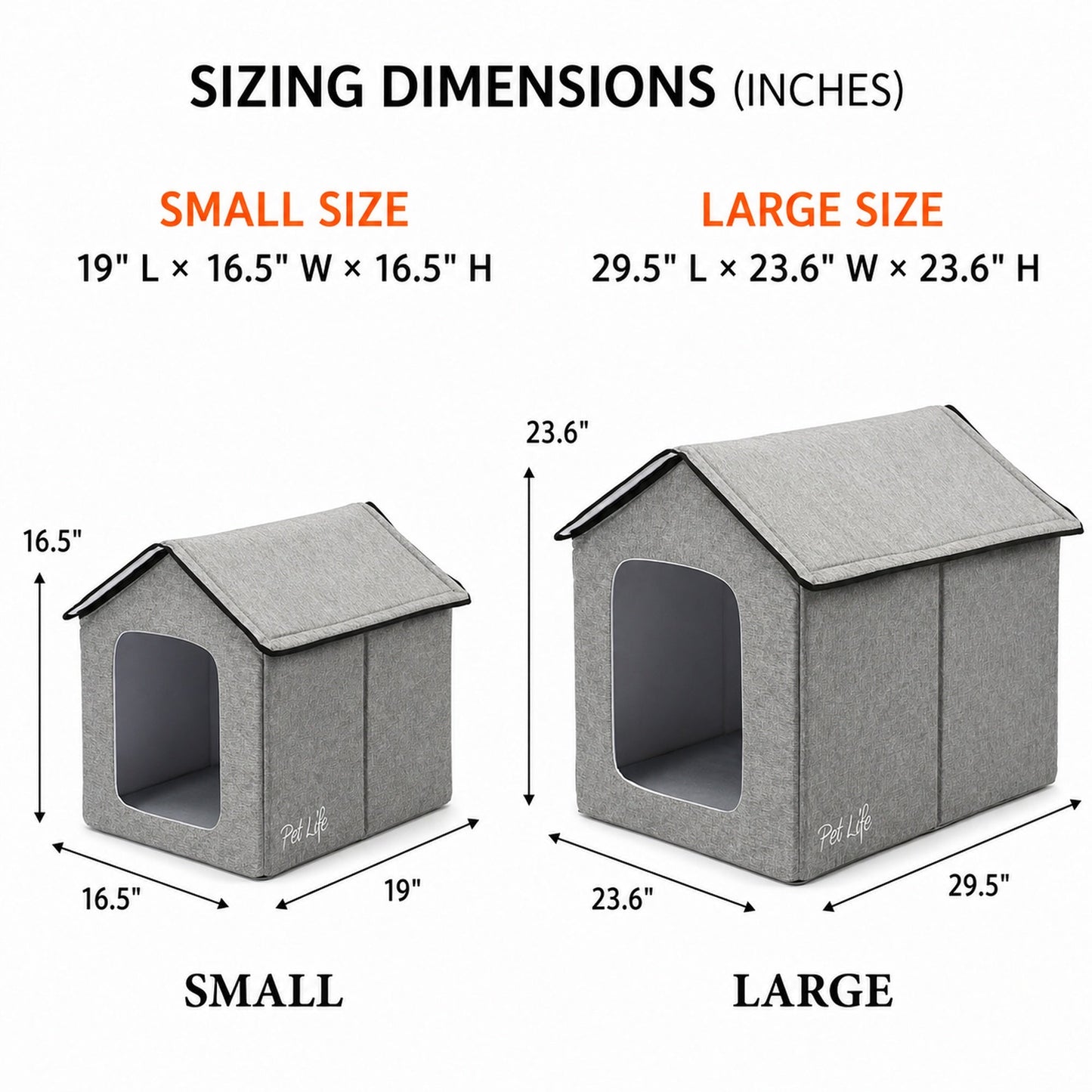 Pet Life 'Hush Puppy' Collapsible Electronic Heating and Cooling Smart Pet House