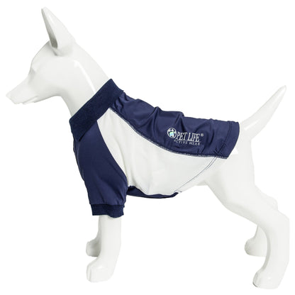 Pet Life ® Active 'Barko Pawlo' Relax-Stretch Quick-Drying Performance Dog Polo T-Shirt