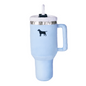 Pup Cup Tumbler Plush Squeaky Dog Toy- Ideal Birthday Dog Toy Gift