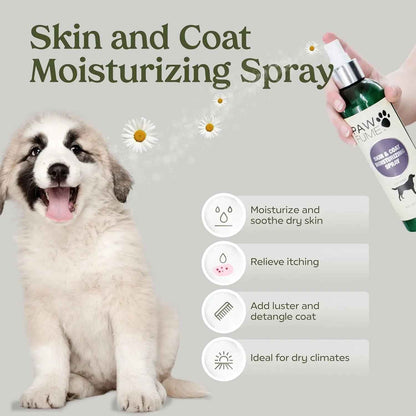 Pawfume Dog Spa Gift Basket 6-Piece Probiotic Deodorizer & Grooming Set