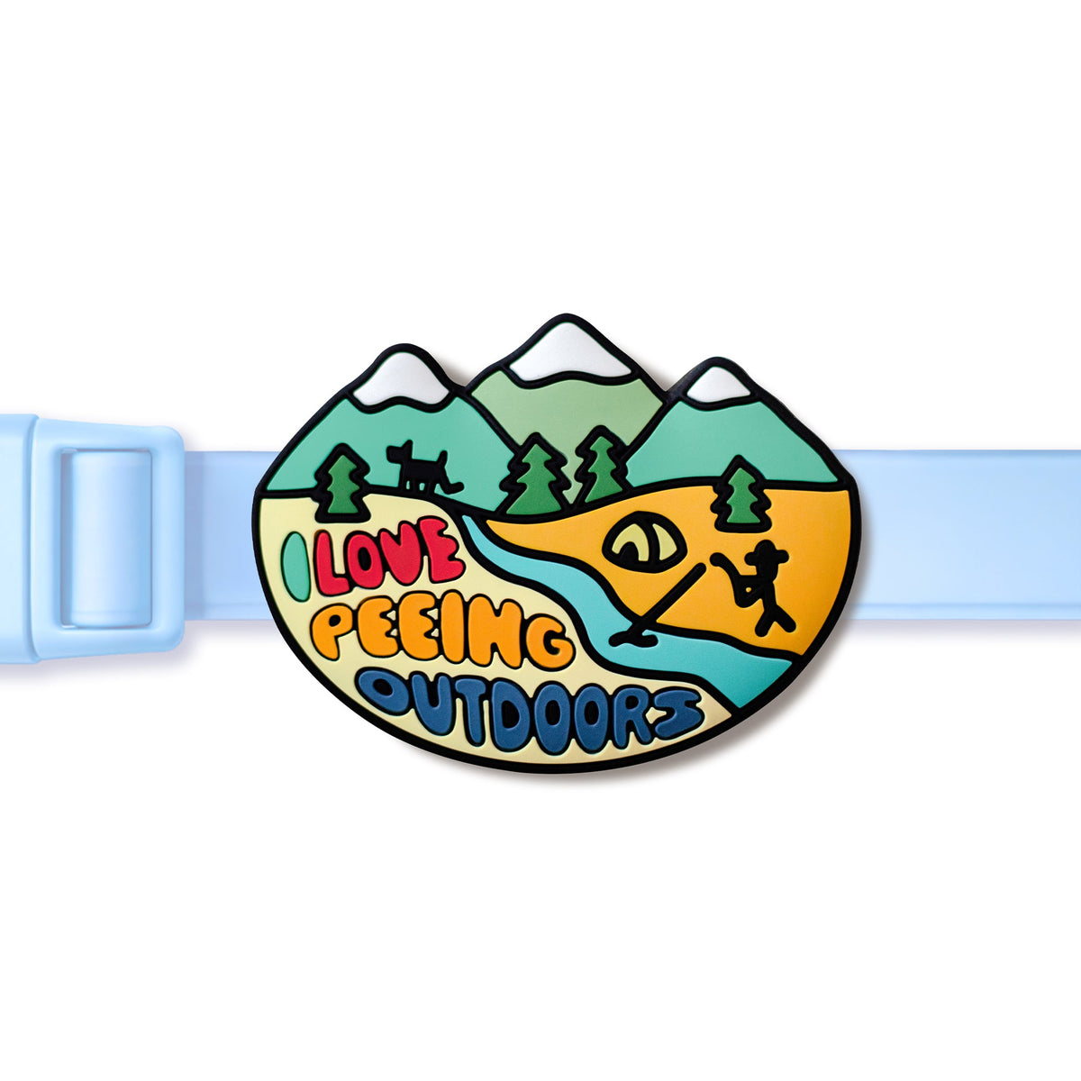 Peeing Outdoors Jiby Dog Charm