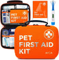 Pet First Aid Kit for Dogs & Cats with Thermometer, Tick Remover & Manual